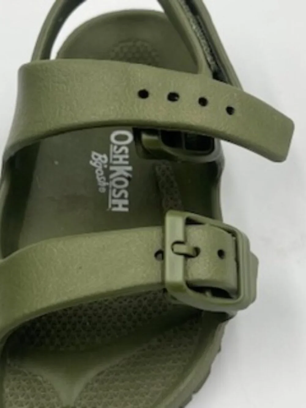 Oshkosh B’Gosh Green Rivar toddler sandals unisex 10 adjustable‎ water shoes